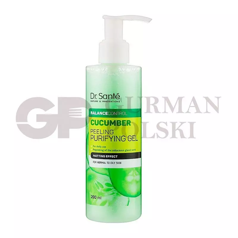 Gel peeling facial suave CUCUMBER Dr.Sante 200ml