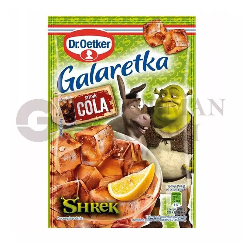 Jalea en polvo SHREK COLA 72g  OETKER