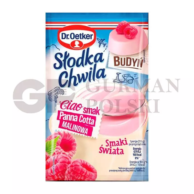 Pudin SLODKA CHWILA PANNA COTA frambuesa 43g Dr.OETKER