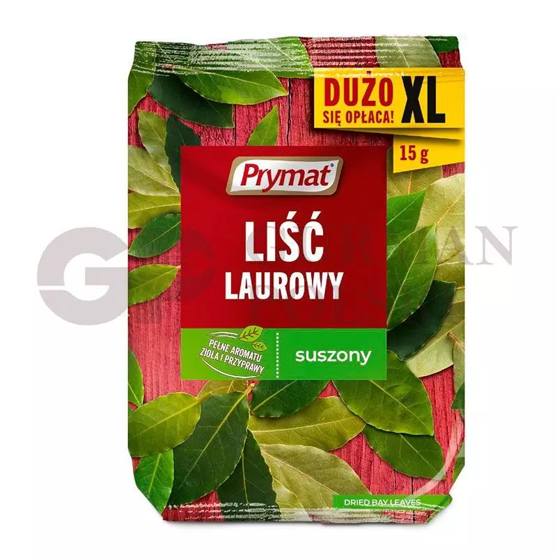 Hojas de laurel XL 15g  PRYMAT