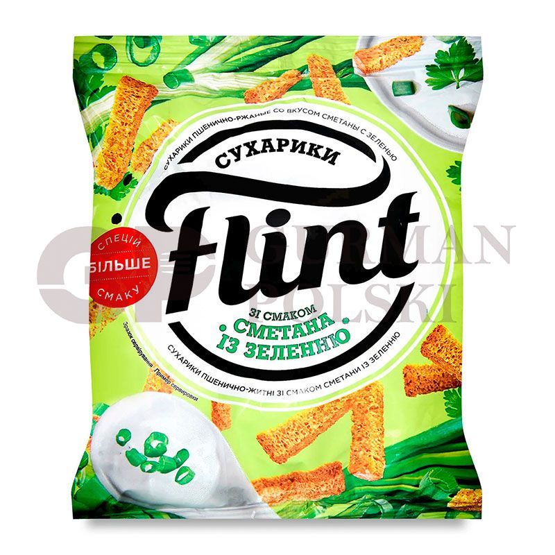 Picatostes con sabor de nata con hierba 70g  FLINT