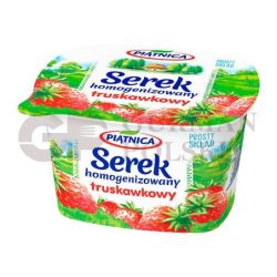 Requeson con sabor de fresa 150g  PIATNICA