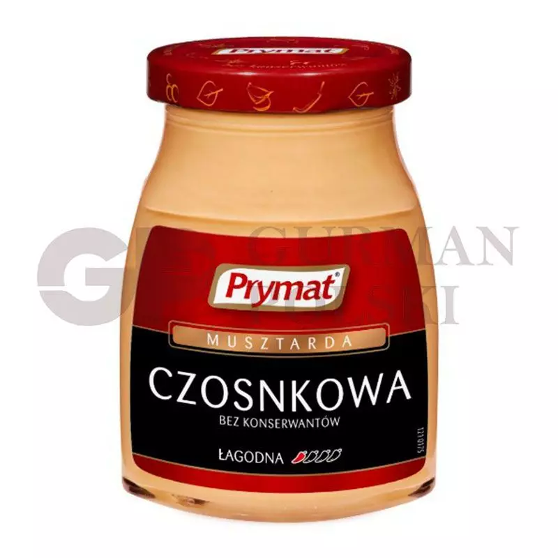 Mostaza con sabor de ajo  185g  PRYMAT