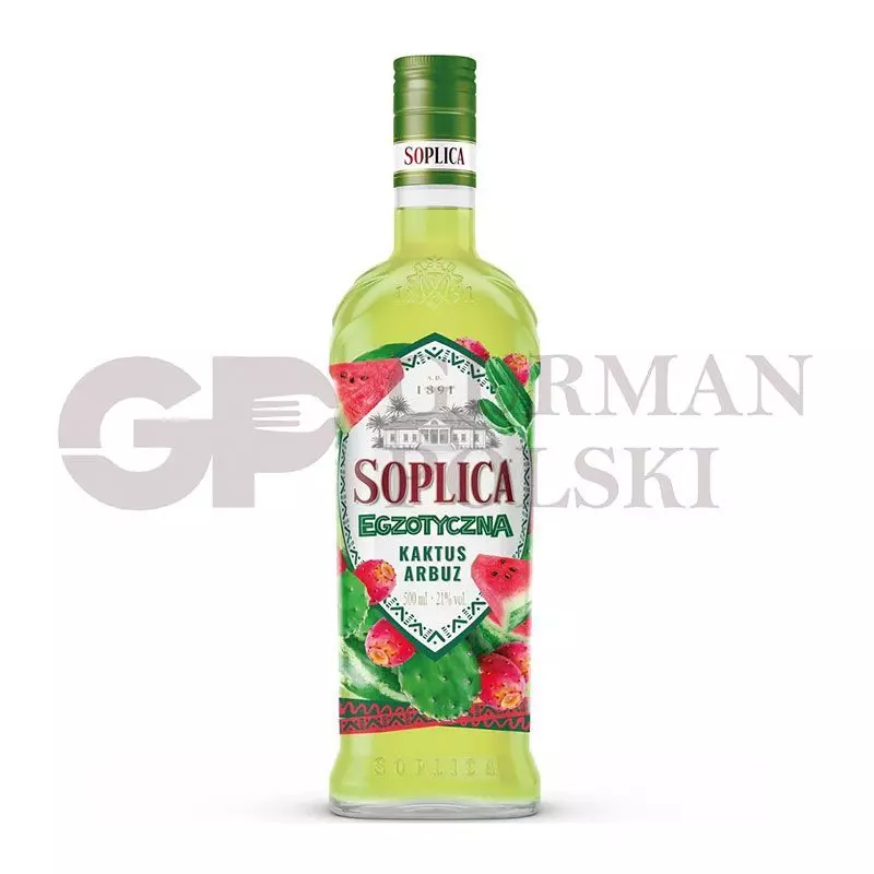 Licor SOPLICA EGZOTYCZNA sabor  cactus sandia  21%  0.5L