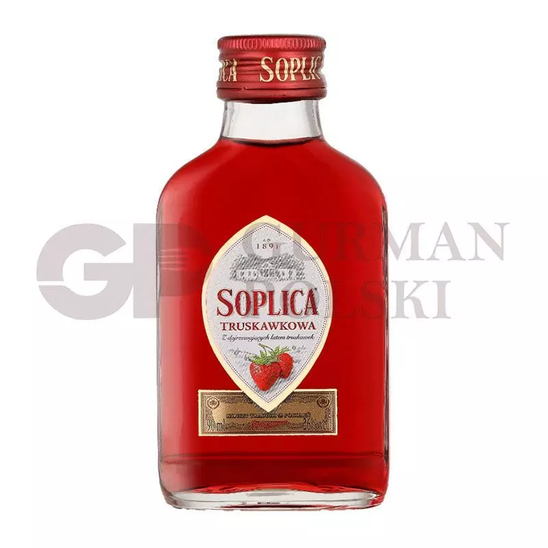 Licor SOPLICA  sabor de fresa 26%  90ml