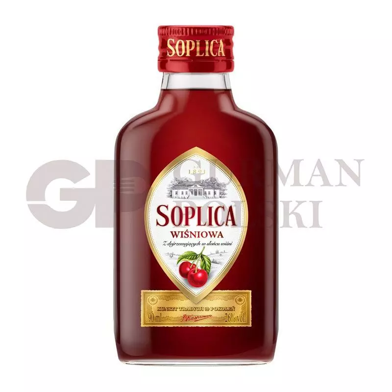 Licor SOPLICA sabor de guinda  26%  90ml