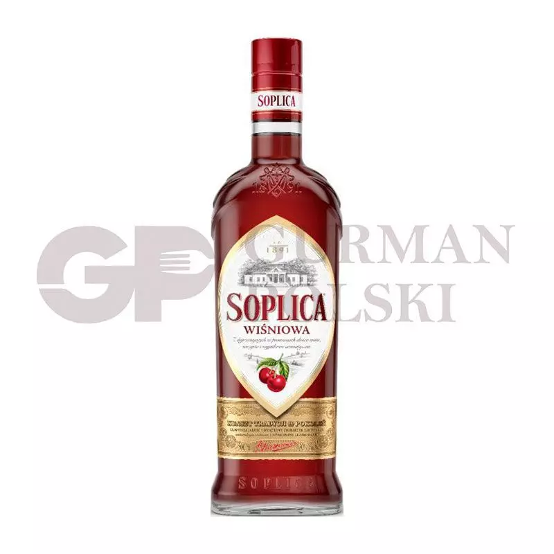 Licor SOPLICA sabor de guinda  26%  0.5L