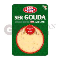 Queso GAUDA con especias 150gr  MLEKOVITA