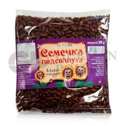 Pipas de girasol glaceado en azucar colorado 300gr