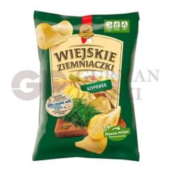 Patatas fritas rurales ZIEMNIACZKI con sabor de eneldo 130g LORENZ