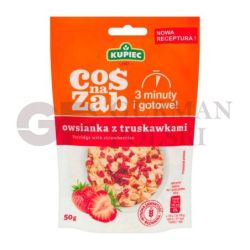 Copos de avena con fresa 50g KUPIEC