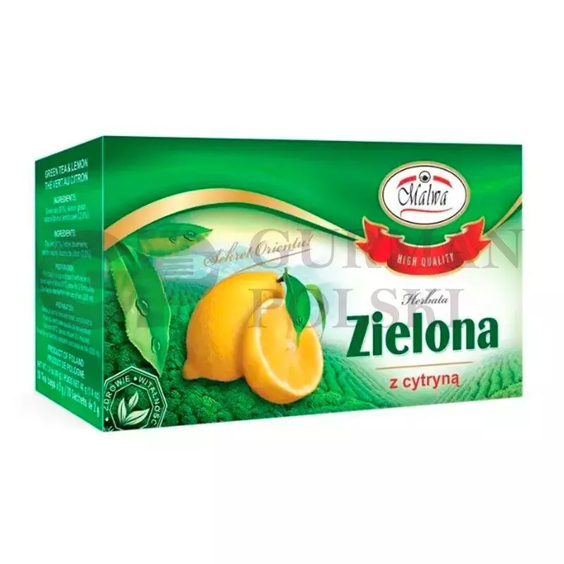 Te verde con citrina 20 x2g MALWA