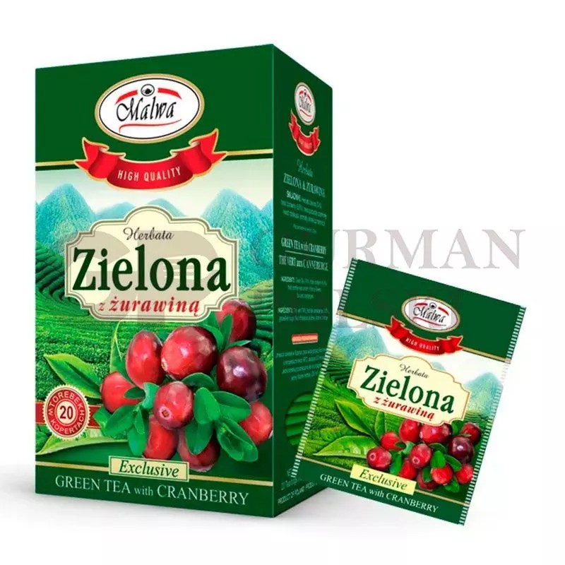 Te verde con arandano agrio 1.5g x20  MALWA