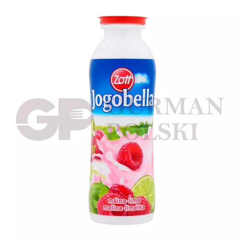 Jogurt JOGOBELLA PITNY classic malina limonka wisnia 250g ZOTT