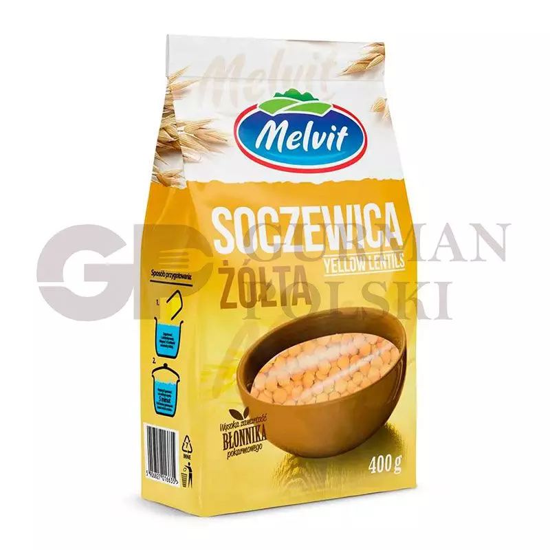 Lentejas amarillas 400g MELVIT