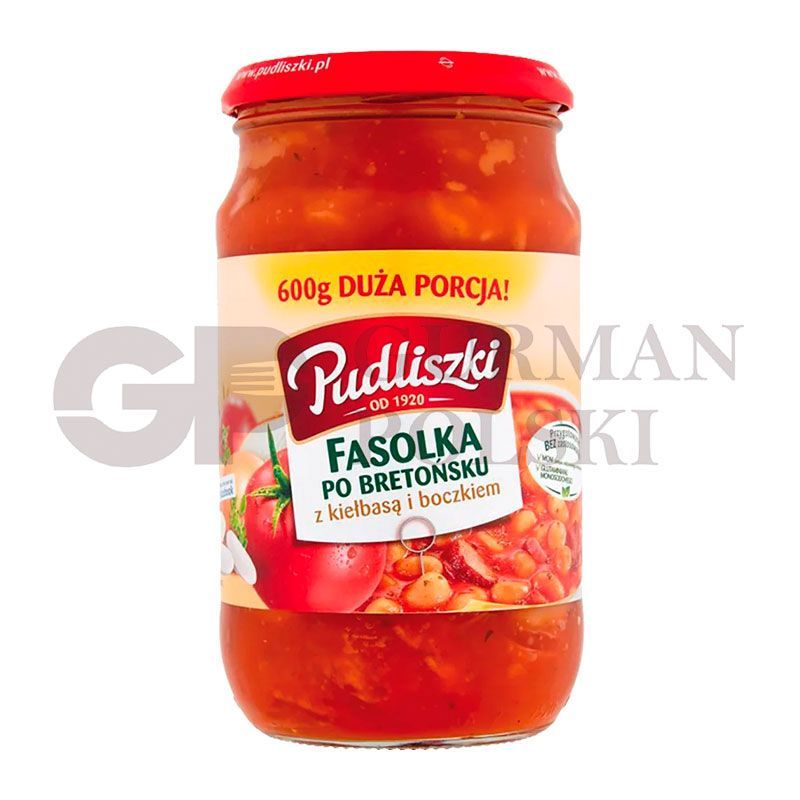 Estofado de alubias con becon i salchicha 610g  PUDLISZKI