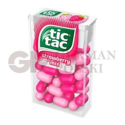 Grageas TIC-TAK con sabor de fresa 18g FERRERO