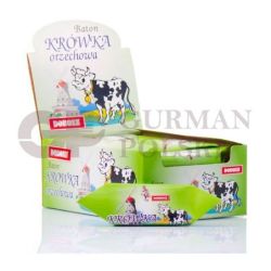 Barra de caramelo KROWKA con sabor de nuez 40g DOBOSZ