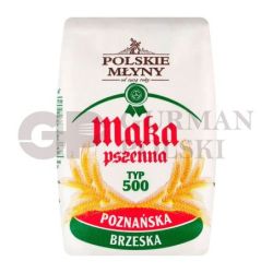 Harina de triggo POZNANSKA BRZESKA tipo 500 1kg POLSKIE MLYNY
