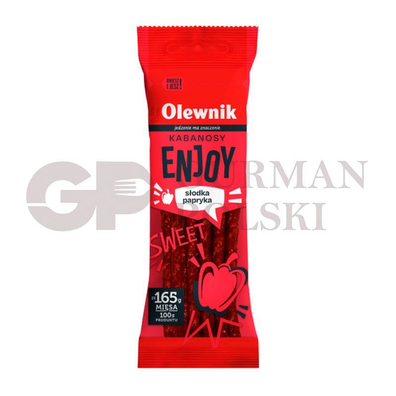 Salchichas finas ENJOY con pimiento dulce 90gr OLEWNIK