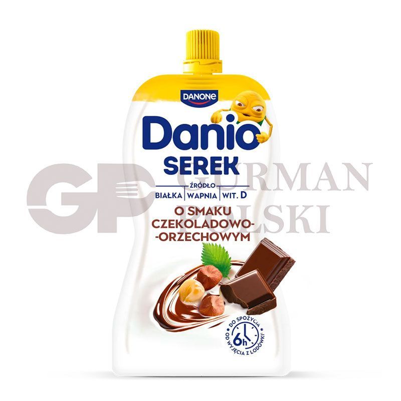 Requeson DANIO chocolate con nuez en bolsa 120g DANONE
