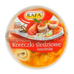Filetas de arenque en salsa KASZUBSKIE 200g RAFA