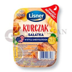 Ensalada de pollo KURCZAK W STYLU AMERYKANSKIM 140g LISNER