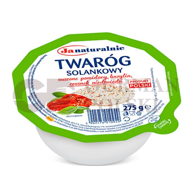 Requeson salado con tomate seco bazilico ajo 275g JANA