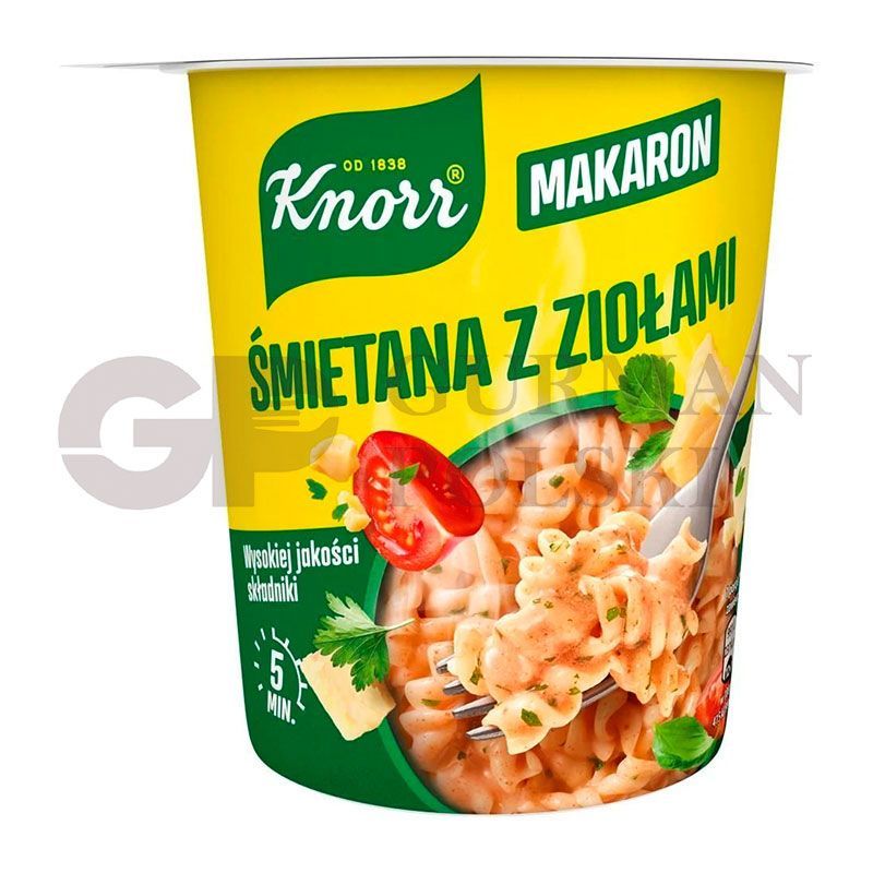 Sopa en polvo KUBEK sabor de nata con hierba 59g KNORR