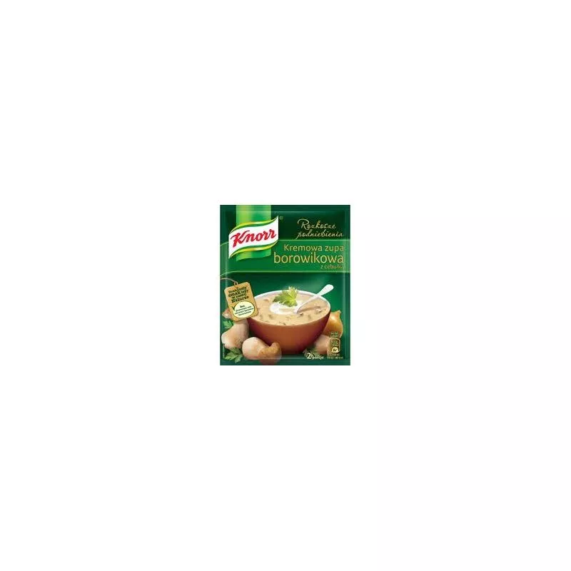 Kremowa zupa BOROWIKOWA z cebulka 50g KNORR