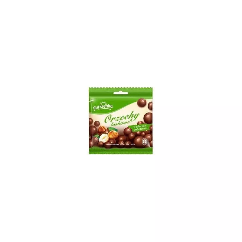 Candys de almendras en chocolate 80gr JUTRZENKA