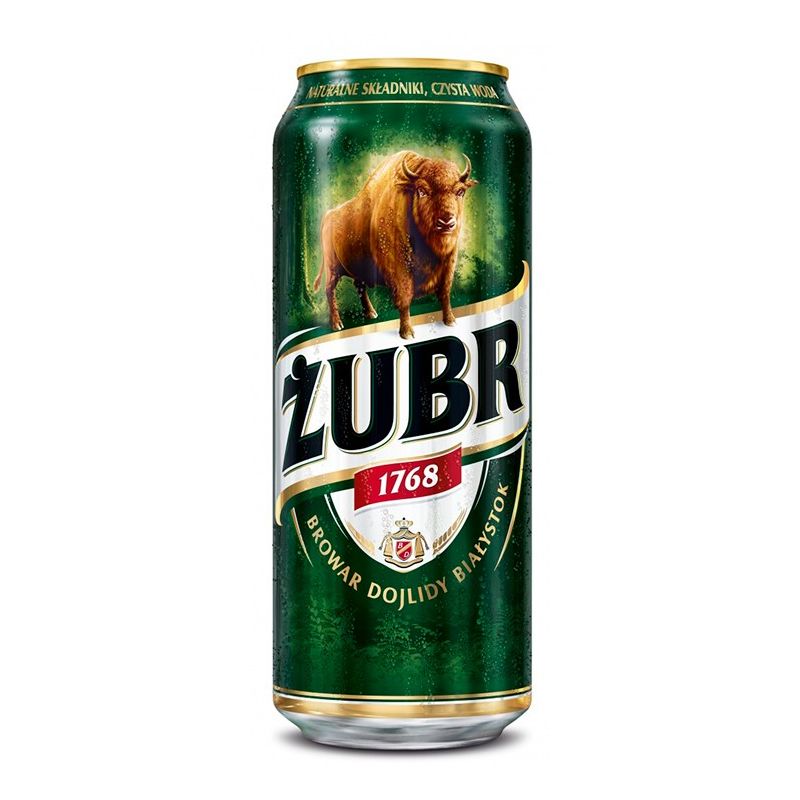 Cerveza ZUBR 0.5L 6.0%alk.