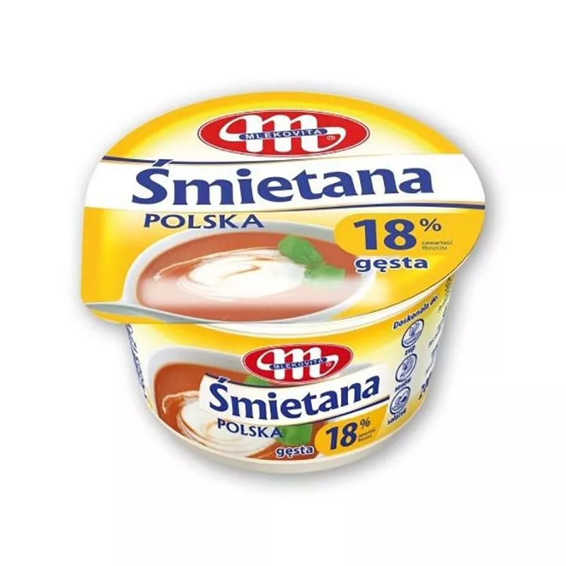 Crema de nata fermantada 18% 200ml MLEKOVITA