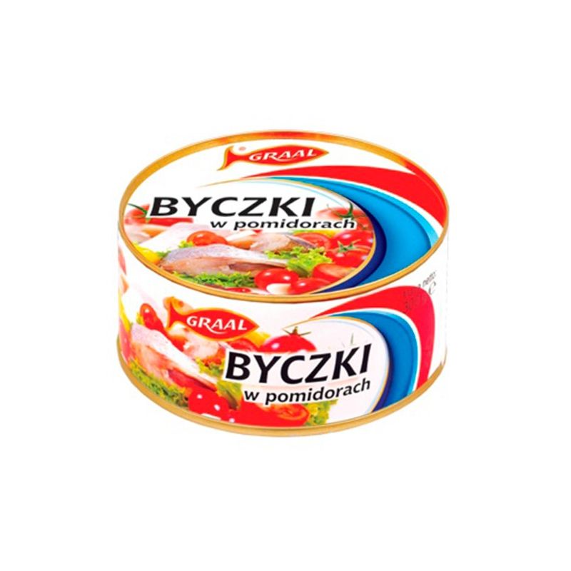 Conserva BYCZKI en salsa de tomate 300gr x12 GRAAL