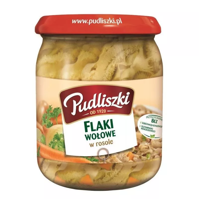 Flaki wolowe 500g x8 PUDLISZKI