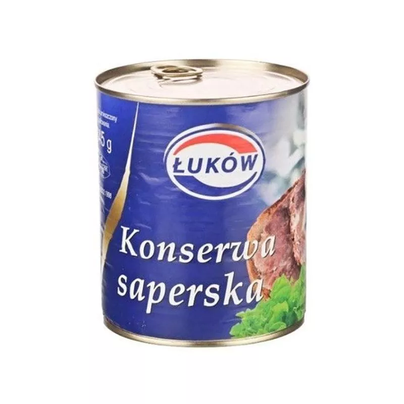 Conserva con carne de cerdo "SAPERSKA" 845g x12 LUKOW