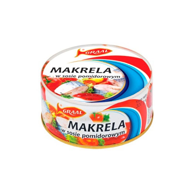 Makrela w pomidorach 300gr x12 GRAAL