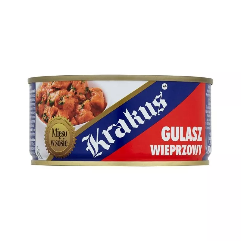 Conserva de carne GULASZ WIEPRZOWY 300gr KRAKUS