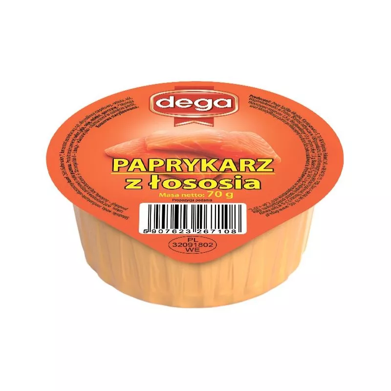 Entrante de salmon con aroz"PAPRIKAZH " 12x135gr DEGA