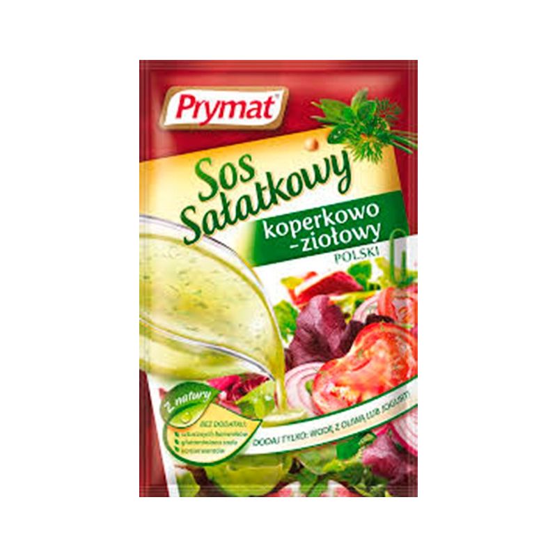 Salsa en polvo para ensalada POLSKA 9gr x30 PRYMAT