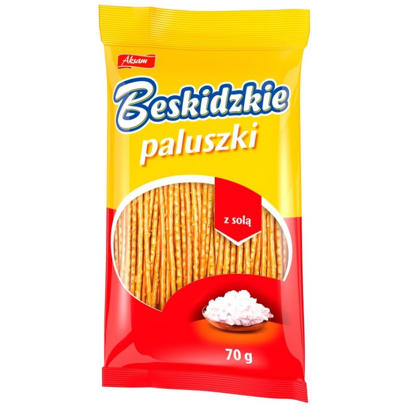 Palitos de pan con sal "PALUSZKI" 70gr x45 AKSAM