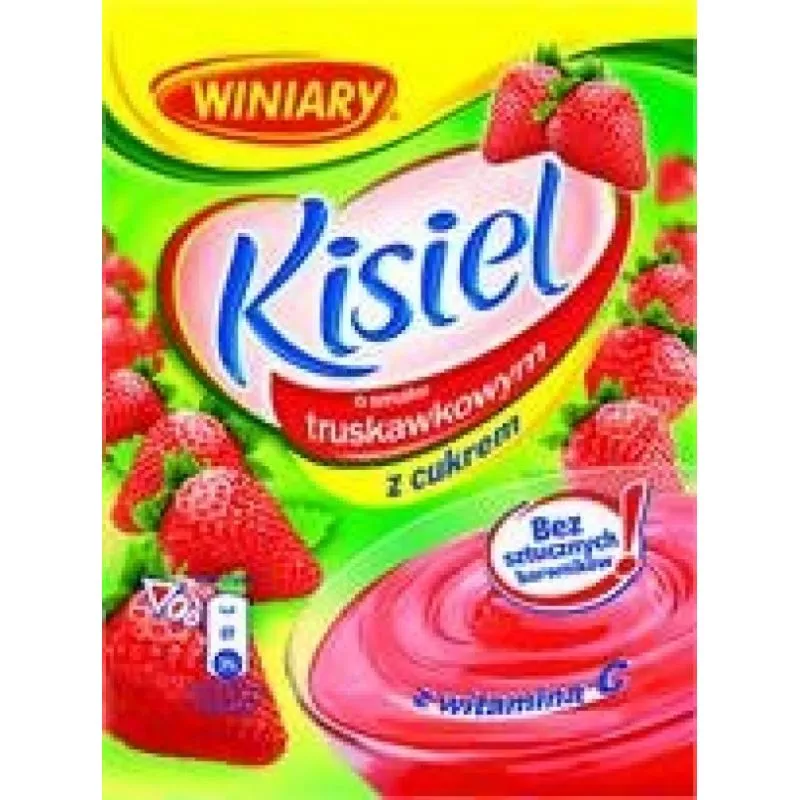 Kisiel sabor fresa con azucar 77gr x25 WINIARY