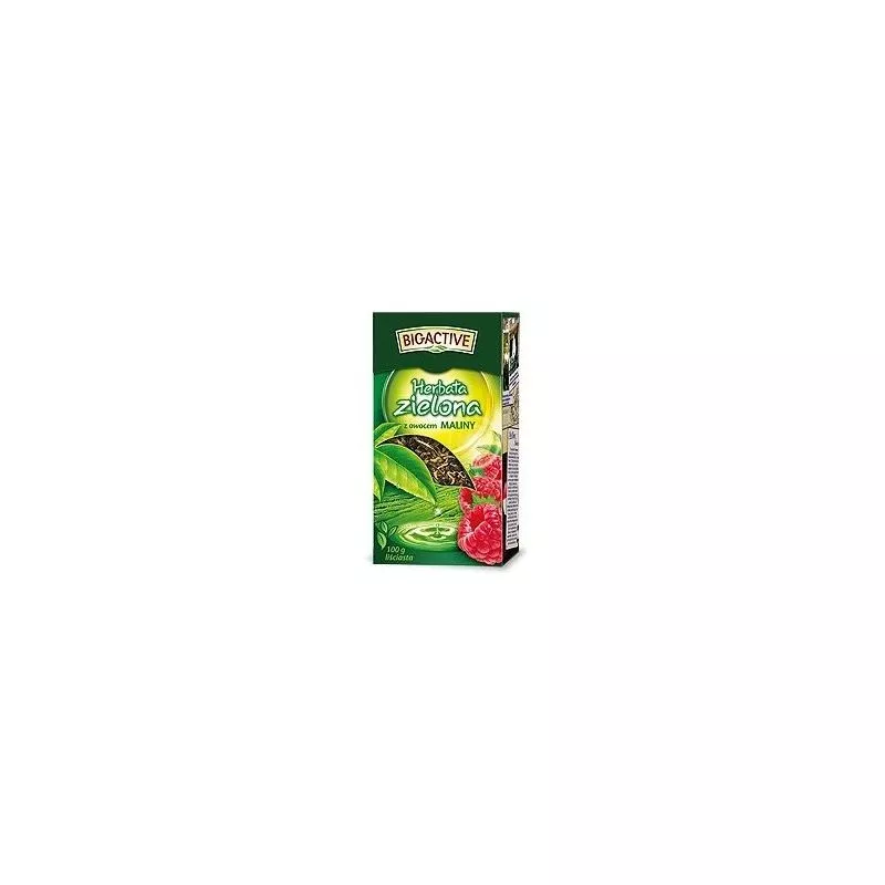 Te verde BIO con frambusa 100g x12 HERBAPOL