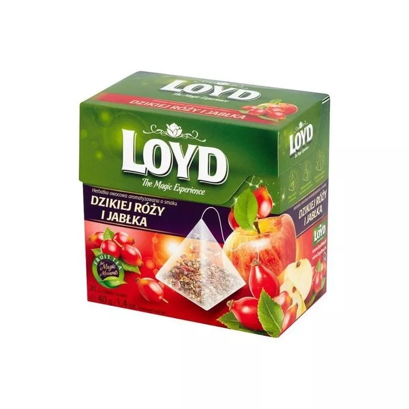 Te LOYD las caderas rosa y las manzanas 20x2g MOKATE