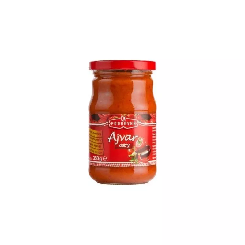 Entrante picante "AJVAR" con berenjena i pimiento 350g x12 PODRAVKA